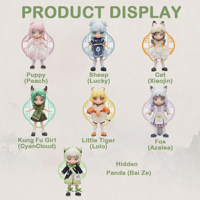 Colorful Brocade Series Action Figure BJD Blind Box