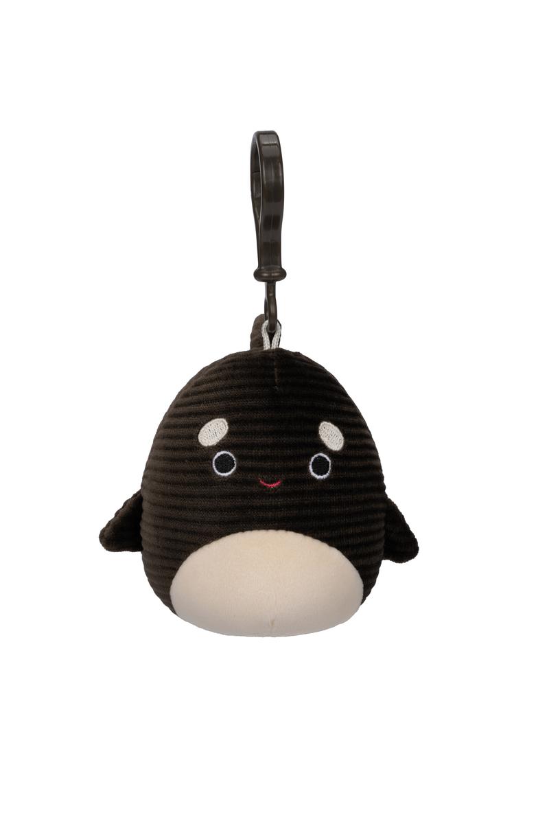 Original Squishmallows™ Mini 3.5 Inch Corduroy Sealife Clip-On Plush