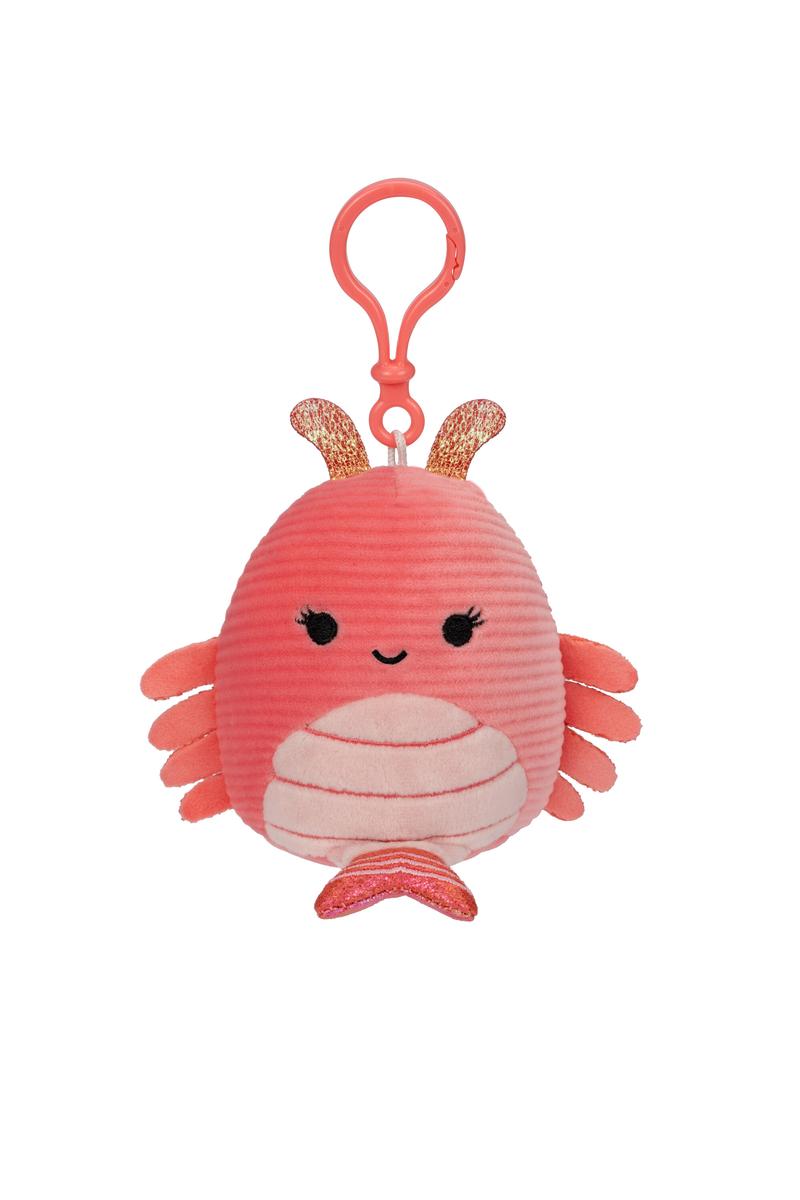 Original Squishmallows™ Mini 3.5 Inch Corduroy Sealife Clip-On Plush