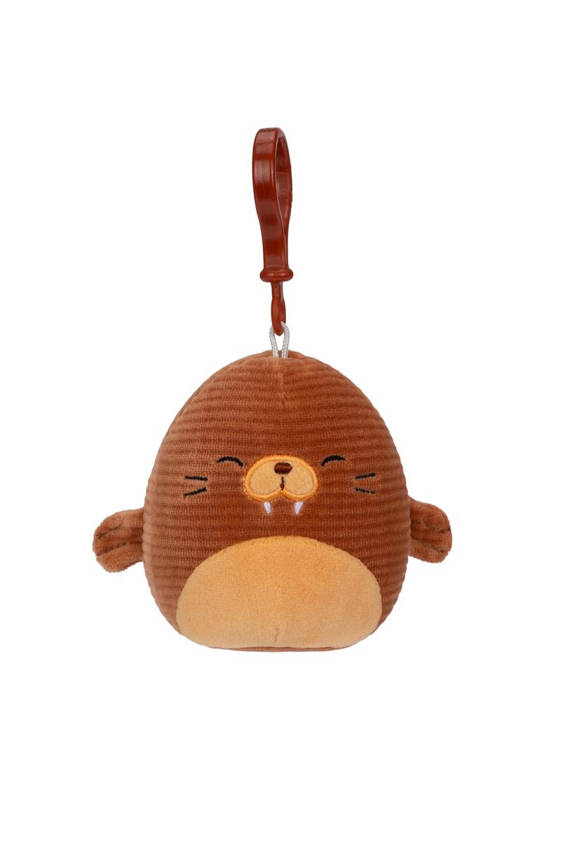 Original Squishmallows™ Mini 3.5 Inch Corduroy Sealife Clip-On Plush