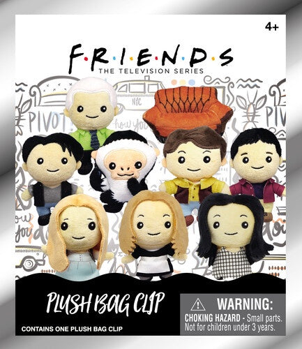 Friends Plush Bag Clip Blind Bag (One Random Bag Clip Per Purchase)