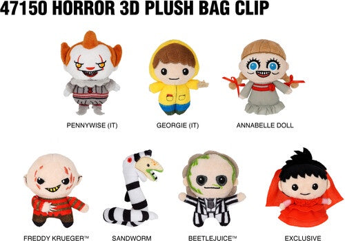 Horror Plush Bag Clip in Blind Bag