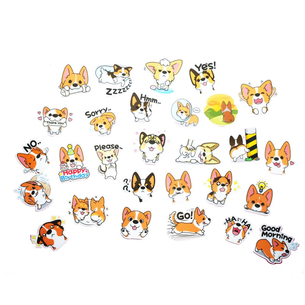 Corgi LINE sticker set