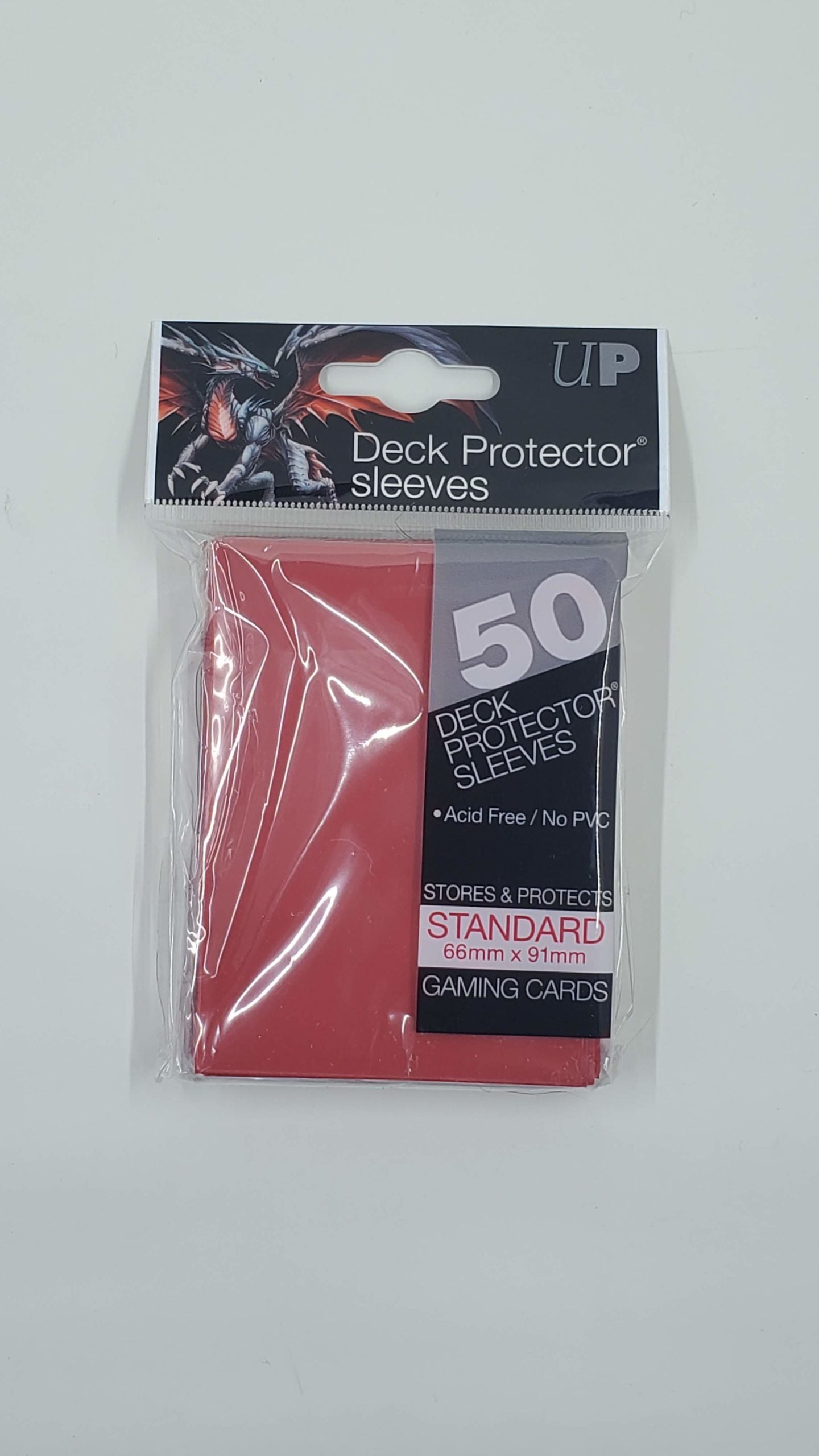 Red Ultra Pro Flat Sleeves 50