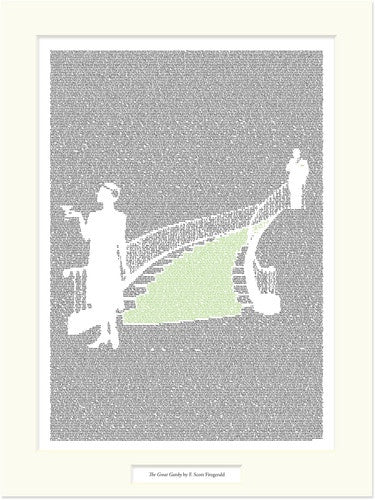 The Great Gatsby: 12x16 Matted Wall Decor
