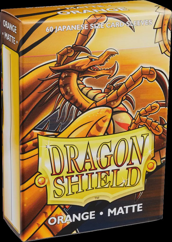 Dragon Shield Japanese Size - Orange Matte Sleeves