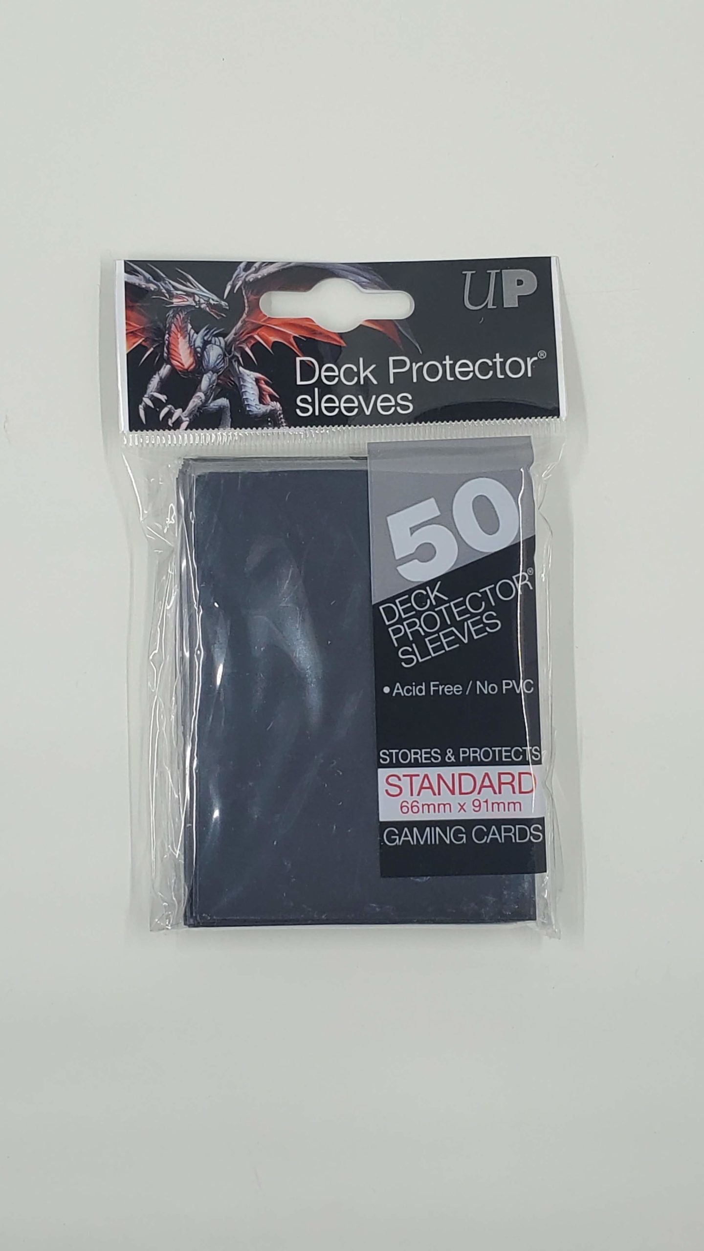 Black Ultra Pro Flat Sleeves 50