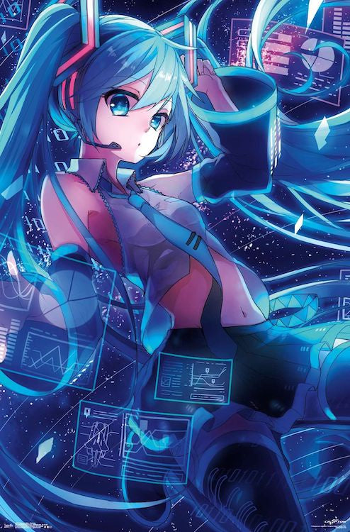 Hatsune Miku Vocaloid Poster