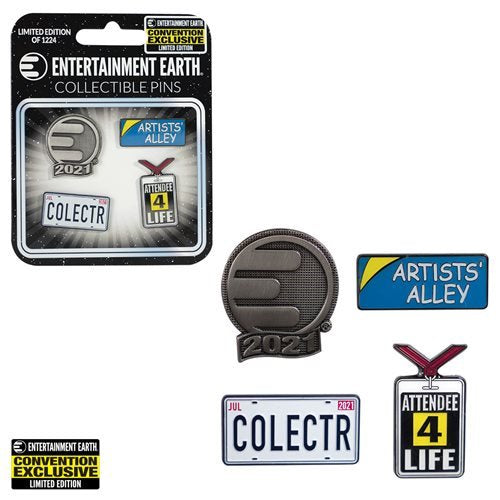 Entertainment Earth Enamel Pin Set of 4 - Convention Exclusive 2021