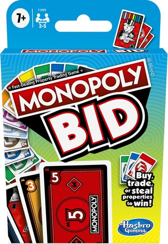 Hasbro Gaming - Monopoly Bid Card Game