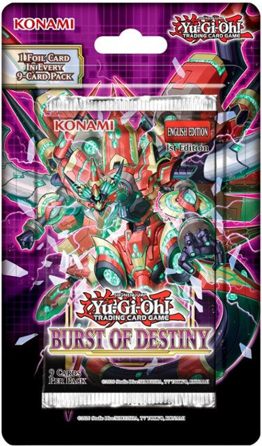 Yu-Gi-Oh! Burst of Destiny Blister Pack