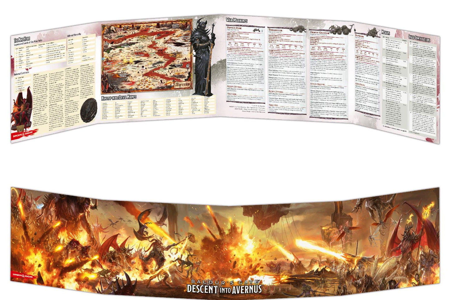 Dungeons & Dragons Descent into Avernus Dungeon Master's Screen