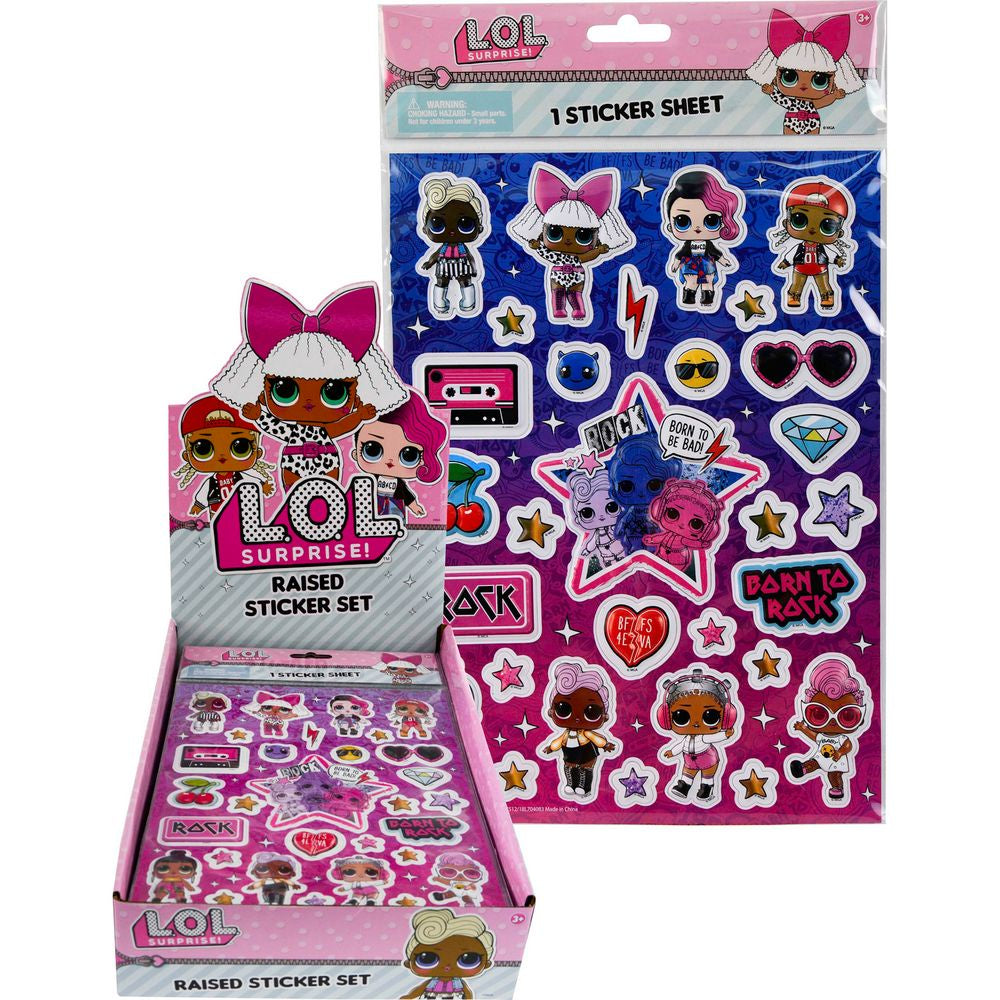 LOL Surprise Dolls Sticker Sheet