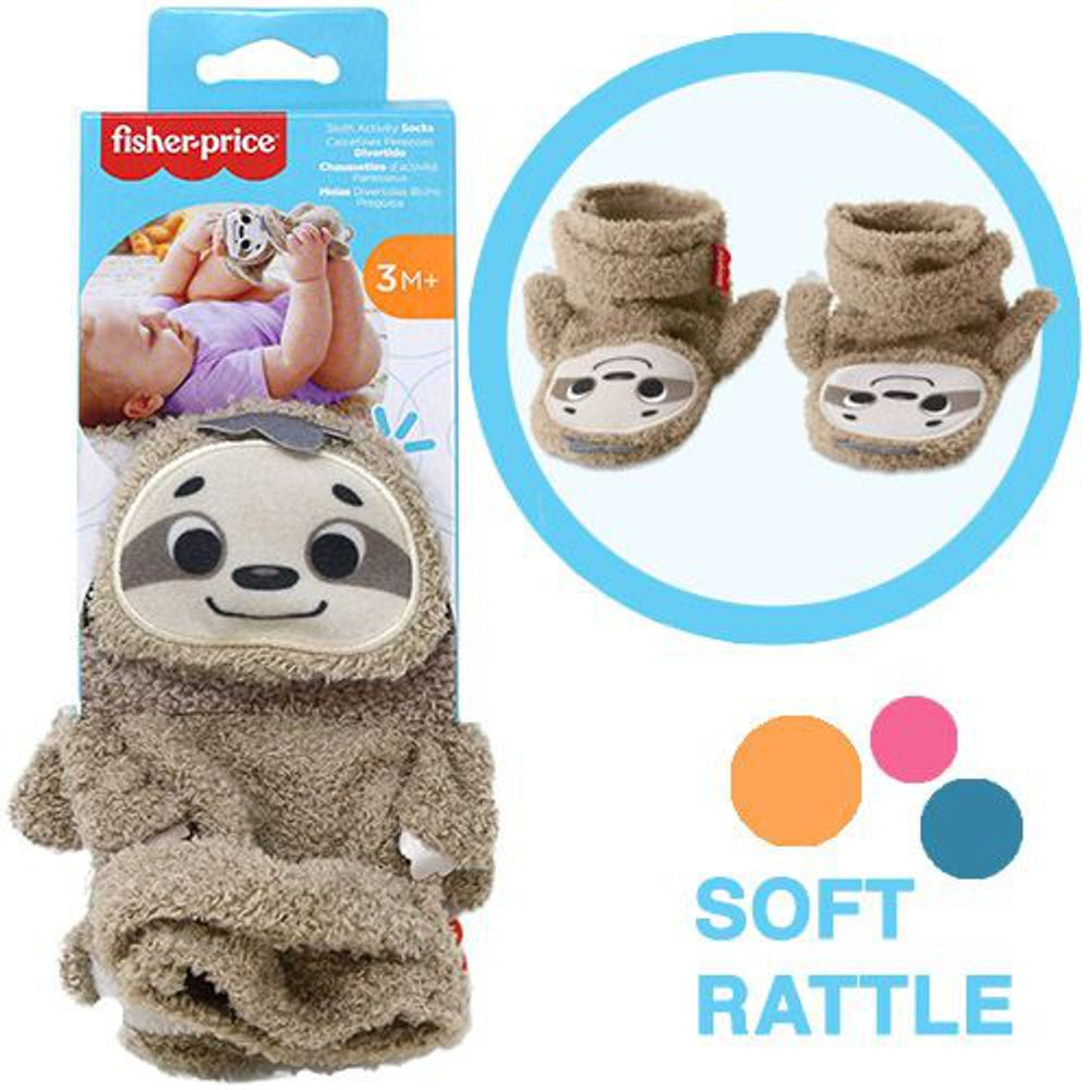 Fisher-Price Sloth Activity Socks,