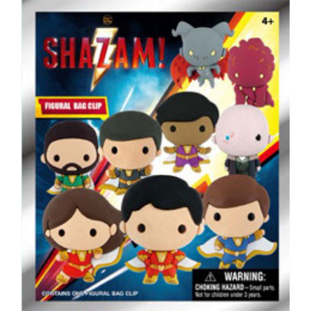 Shazam! 3D Foam Collectible Bag Clip