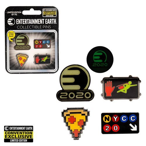 Entertainment Earth Enamel Pin Set of 4 - Convention Exclusive 2020