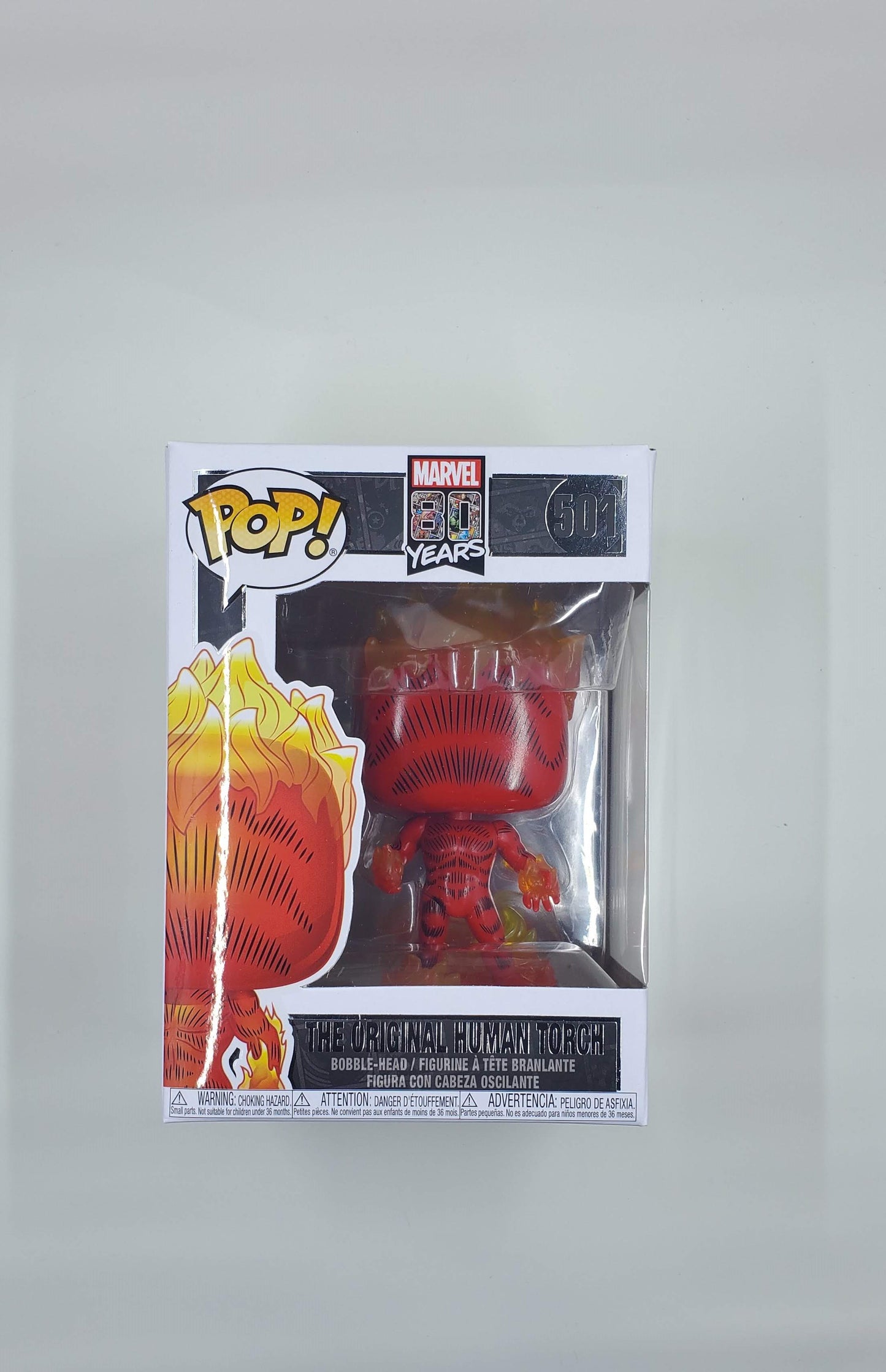 The Original Human Torch Marvel 80th Funko Pop
