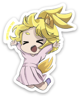 Jumping Ellie Sticker