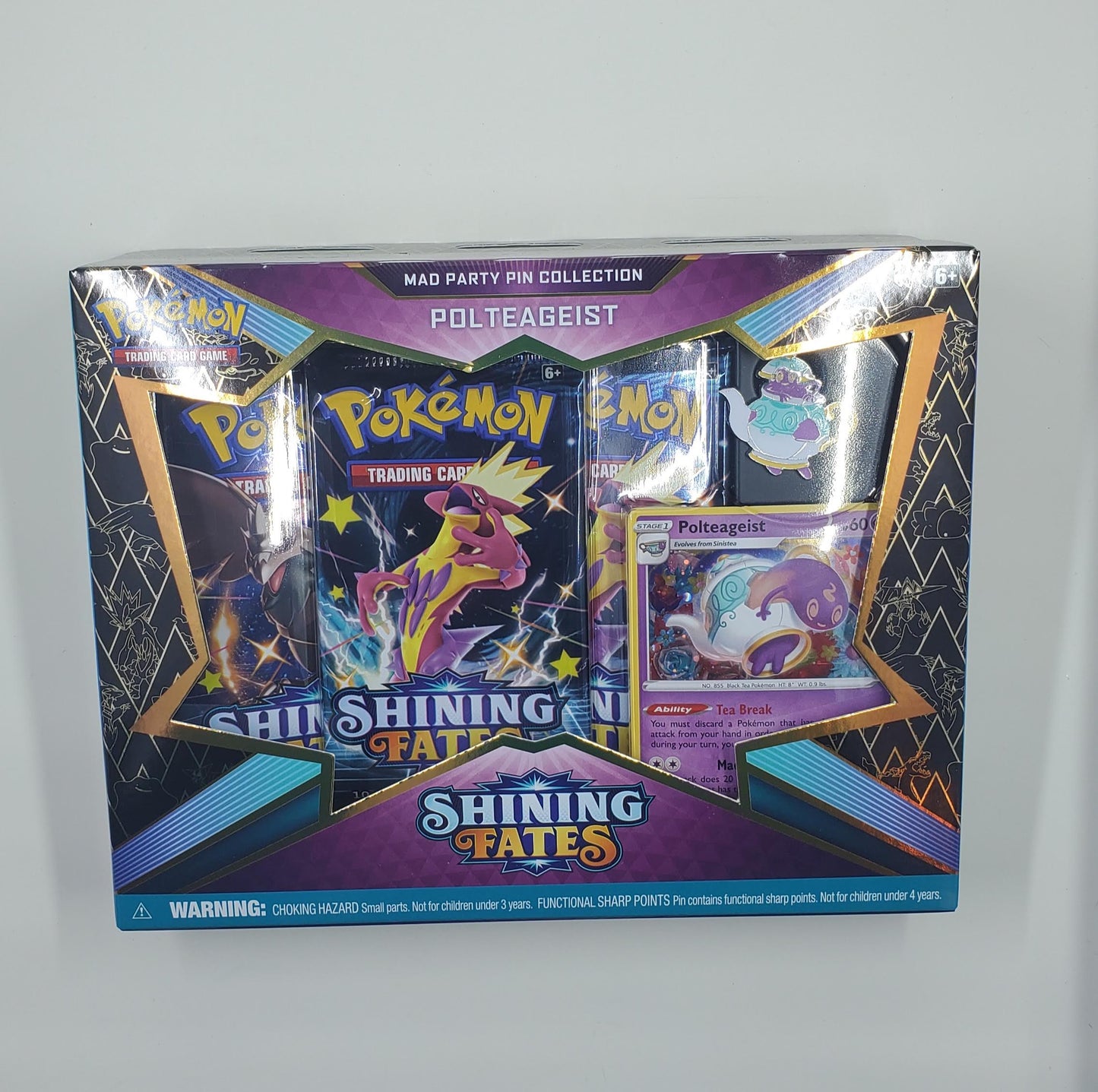 Polteageist Shining Fates Mad Party Pin Collection