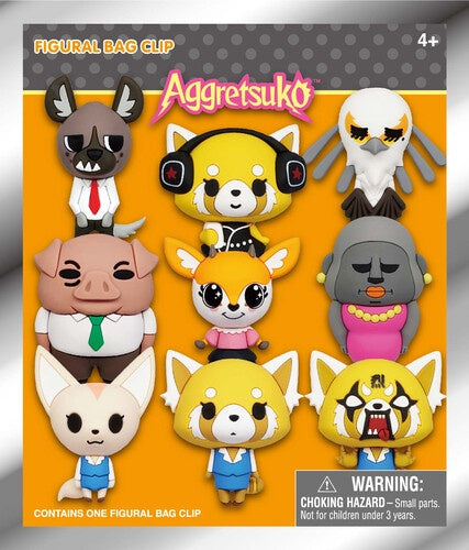 Aggretsuko 3D Foam Bag Clip in Blind Bag