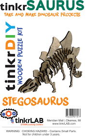TinkrDIY Stegosaurus Model Kit