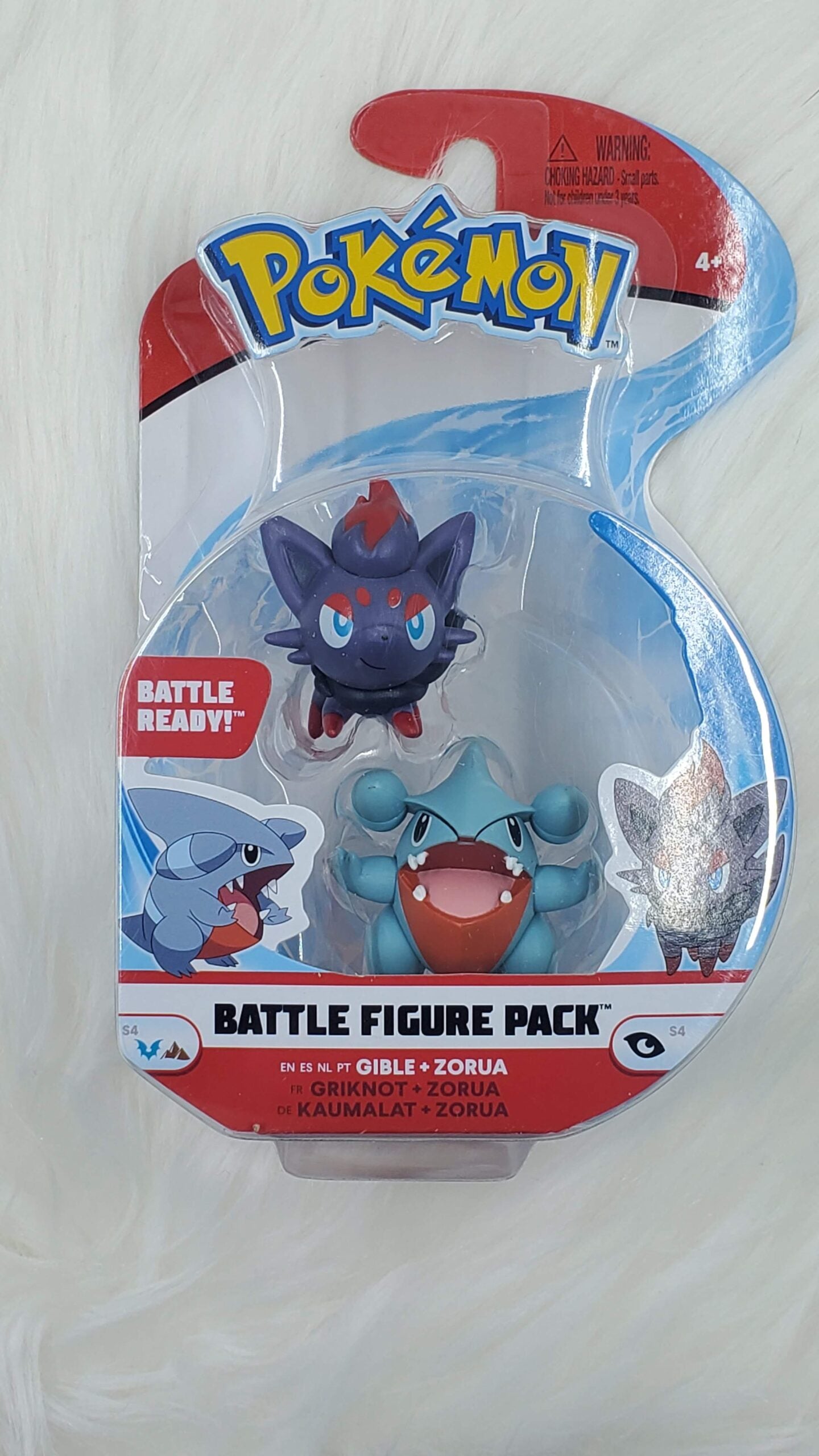 Gible + Zorua Battle Figure Pack