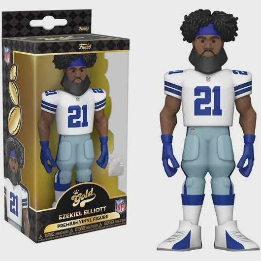 NFL Gold Ezekiel Elliot Figure