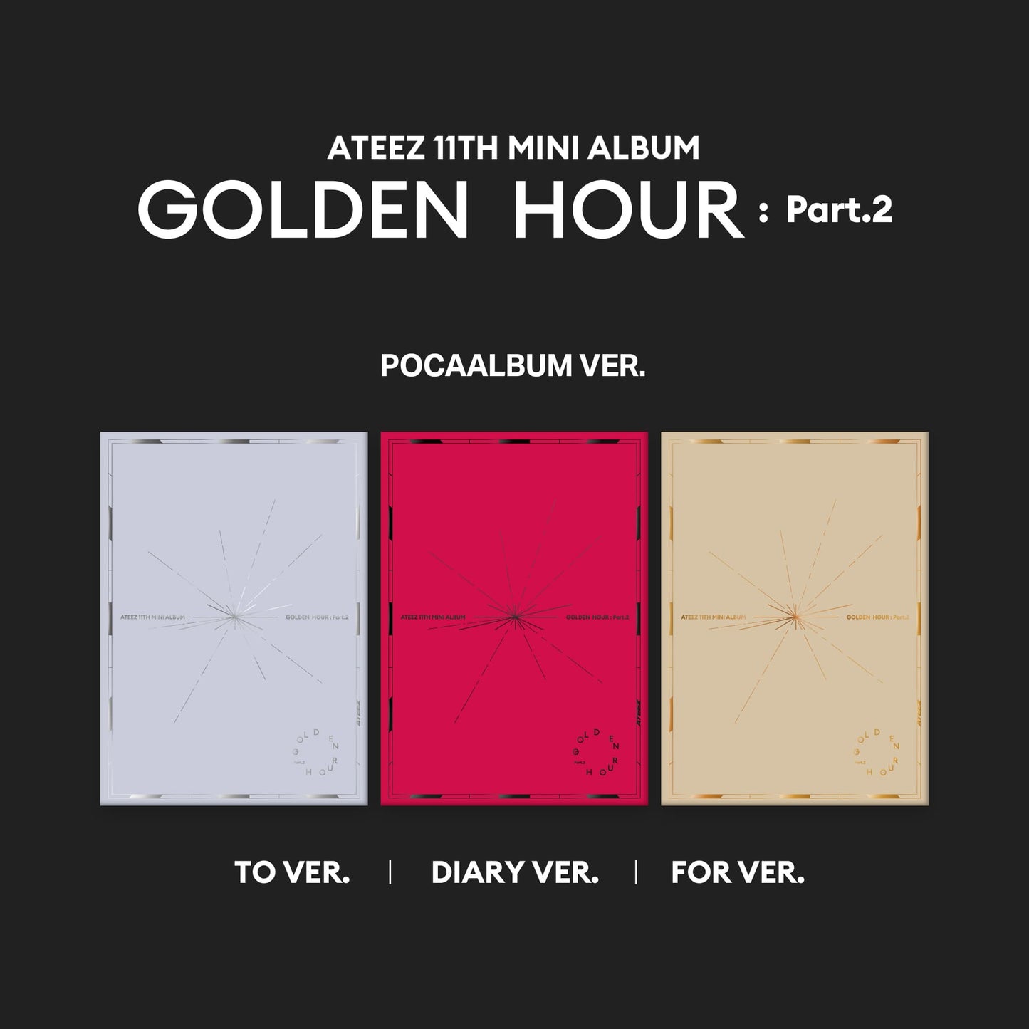 ATEEZ - GOLDEN HOUR : Part 2 (POCAALBUM ver.)