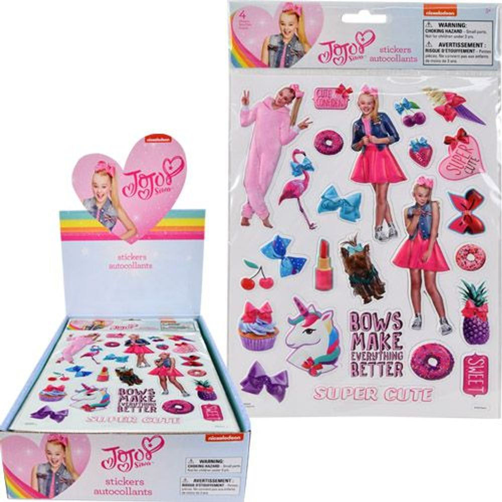 Jojo Siwa Sticker Sheet