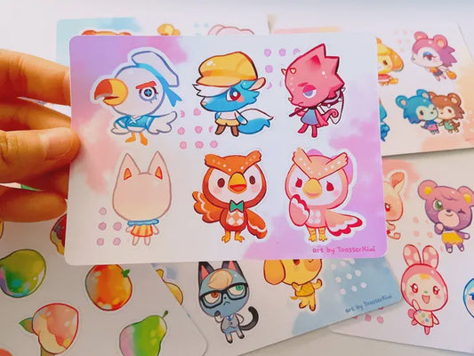 Animal Crossing Sticker Sheet 2