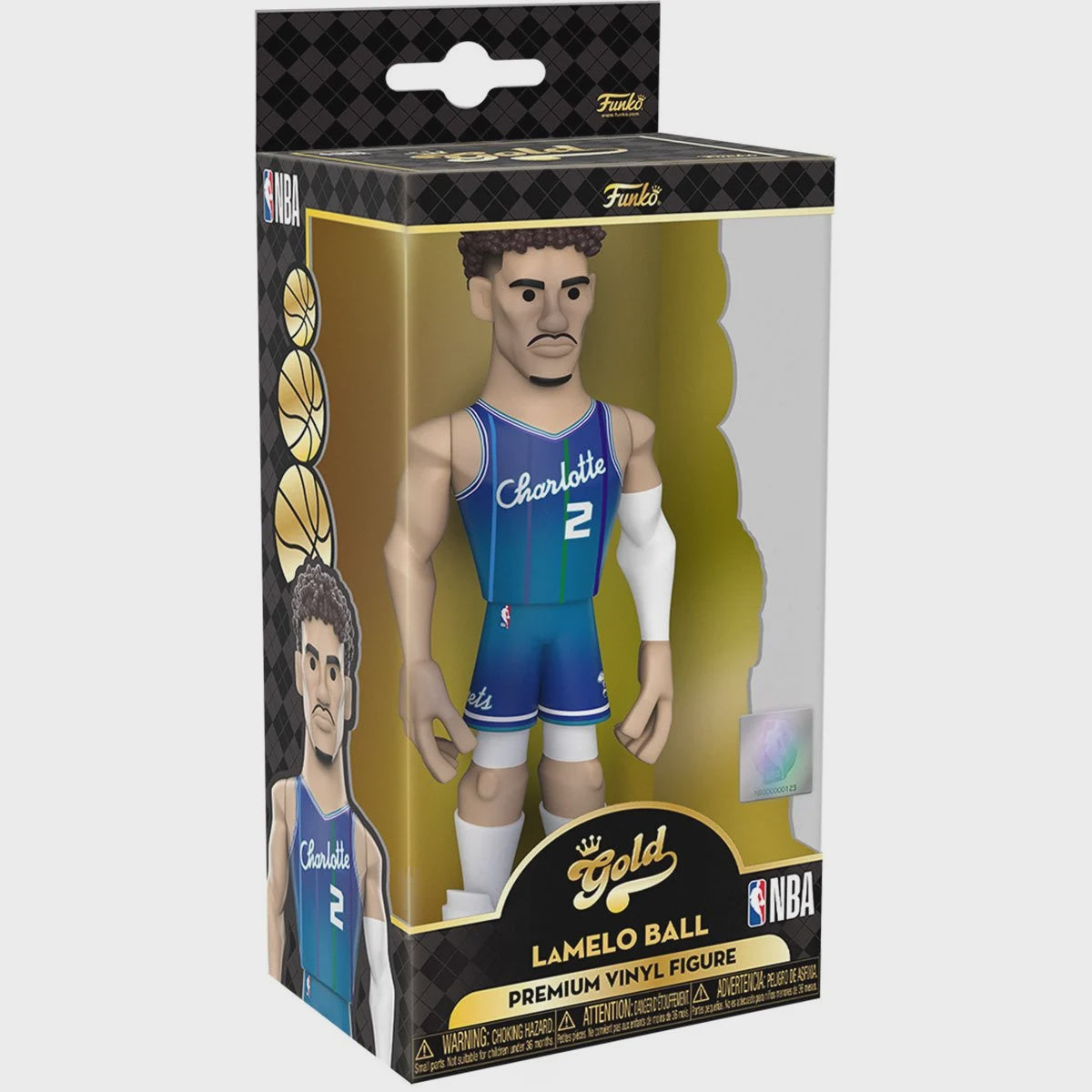 NBA Gold Lamelo Ball Figure