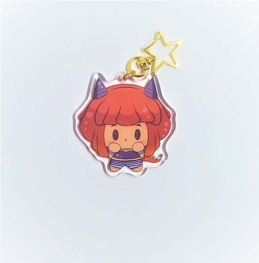 Mina Summer Glitter Acrylic Charm