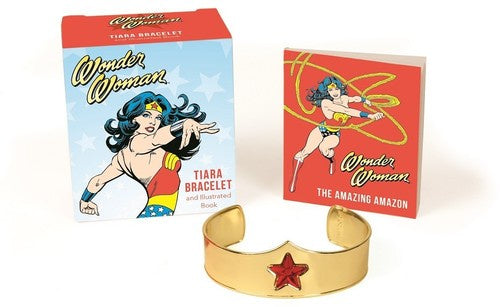 Tiara Bracelet and Illustrated Book Wonder Woman
