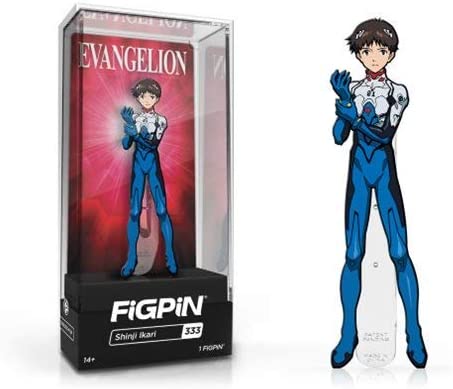 Neon Genesis Evangelion Shinji Ikari FiGPiN Enamel Pin