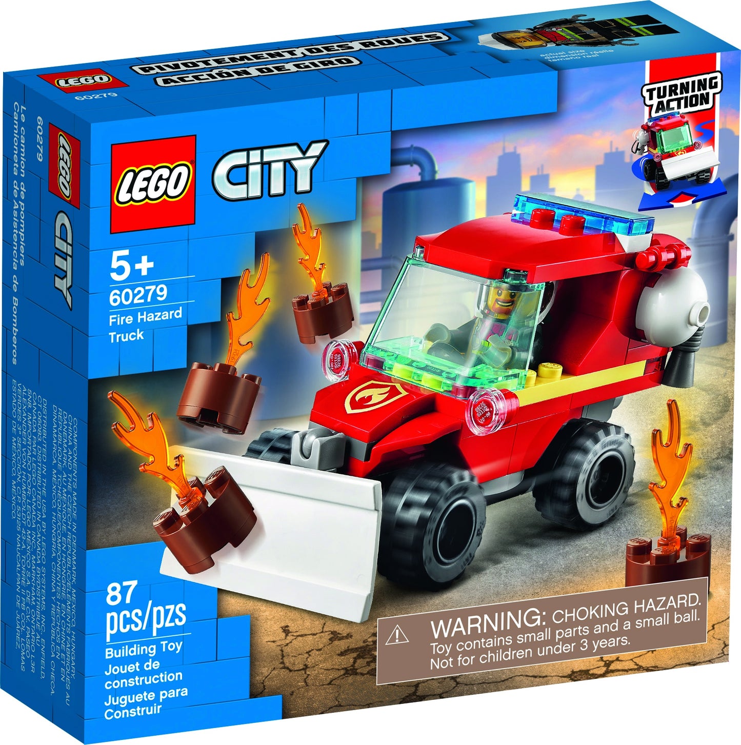 Fire Hazzard Truck Lego
