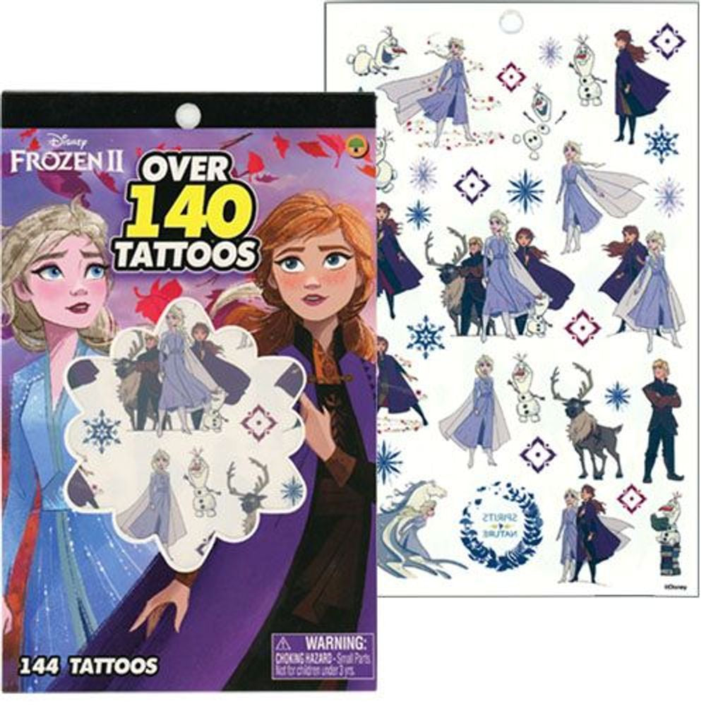 Disney Frozen 2- 4 Sheet Tattoo Book