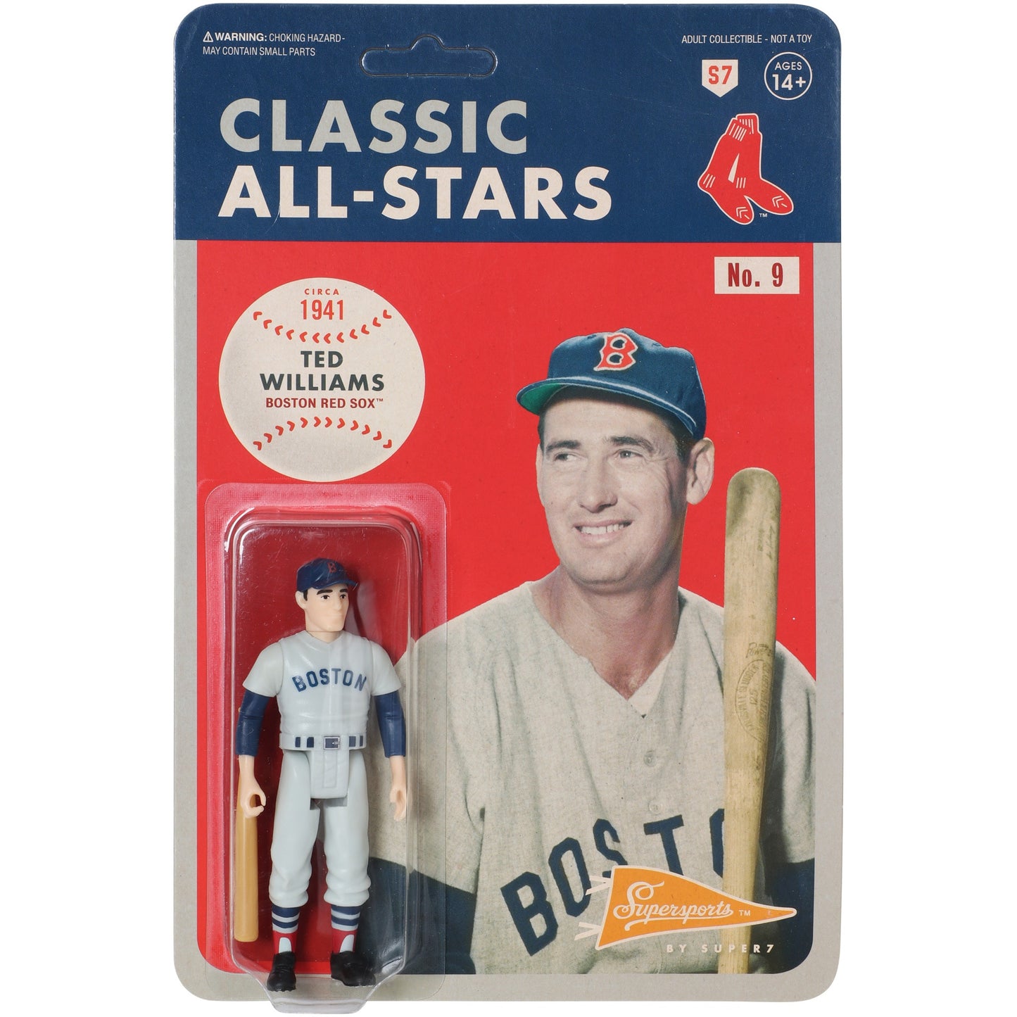 Ted Williams Boston Red Sox Action Figure