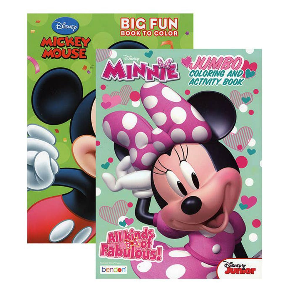 Mickey & Minnie 80pg Coloring Book