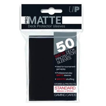 Ultra Pro Matte Black 50ct Sleeves