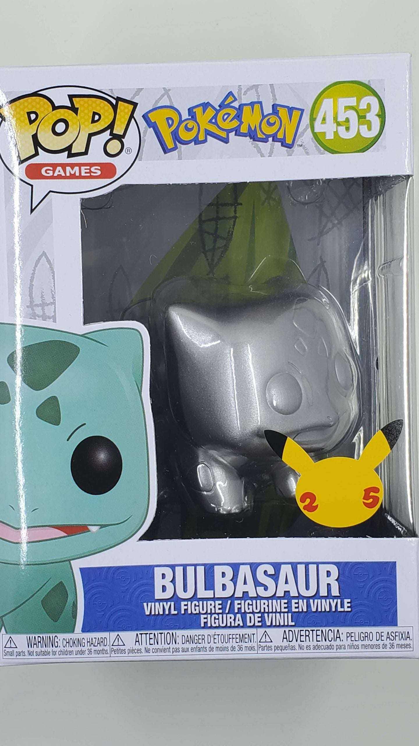 Bulbasaur Metallic 25th Anniversary Pokemon Funko Pop