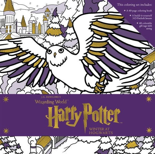 Harry Potter Winter At Hogwarts A Magical Coloring Set (Harry Potter)