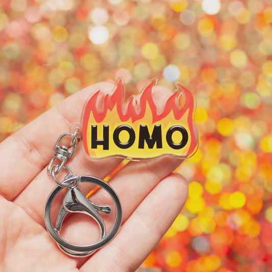Homo Fire Keychain