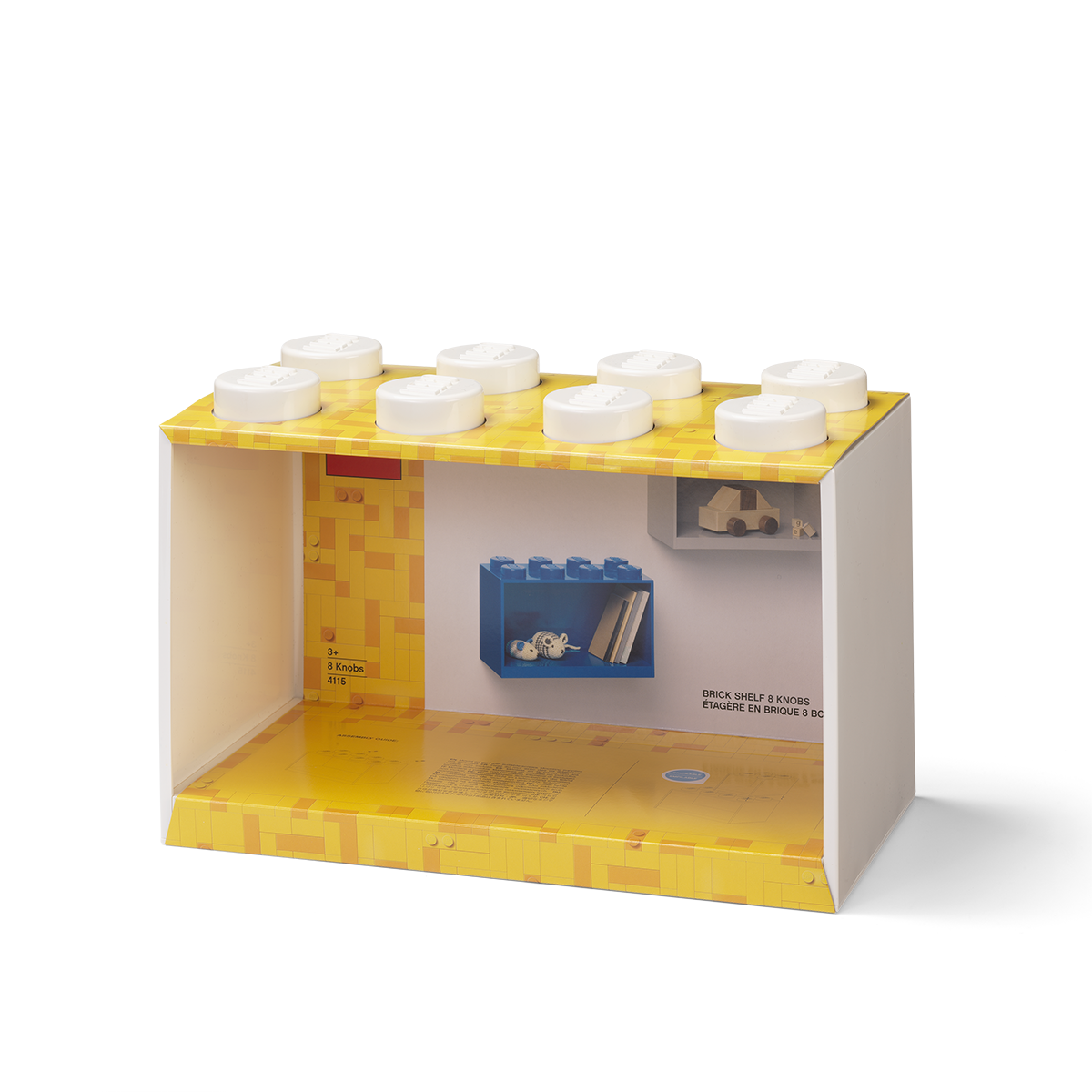 LEGO Brick Shelf 8 White