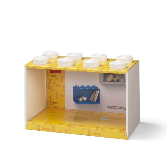 LEGO Brick Shelf 8 White