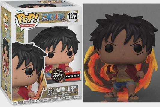 One Piece Luffy Red Hawk Funko Pop! AAA Anime Exclusive Limited Edition Chase (Glow in the Dark)