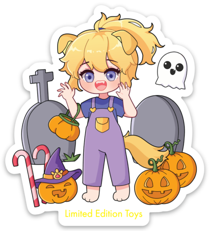 Ellie Halloween Chibi Sticker