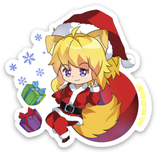Christmas Ellie Sticker