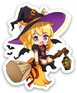 Halloween Ellie Sticker