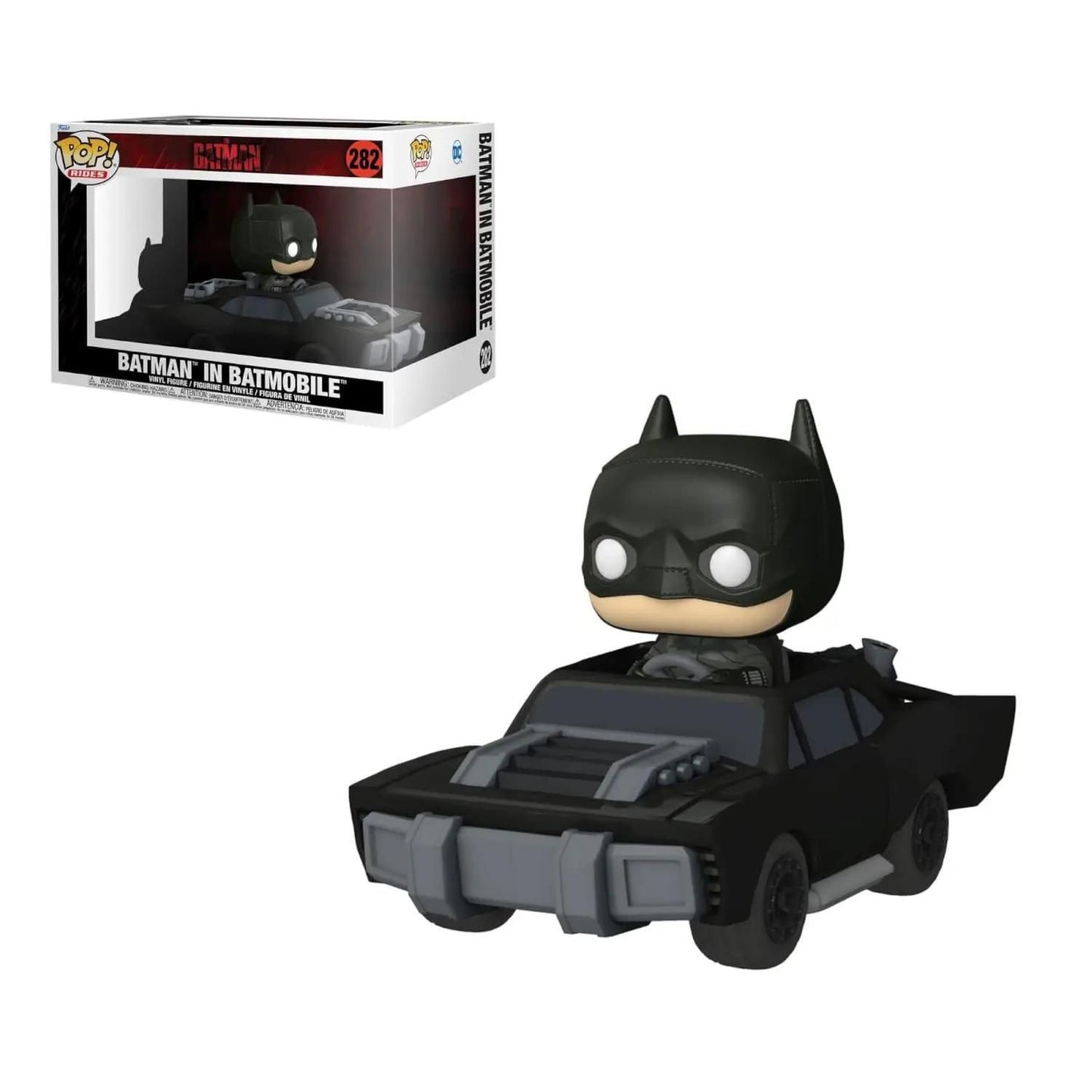 The Batman Batman in Batmobile Pop!
