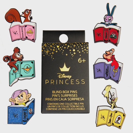 Disney Princess Books and Pals Blind Box Enamel Pin